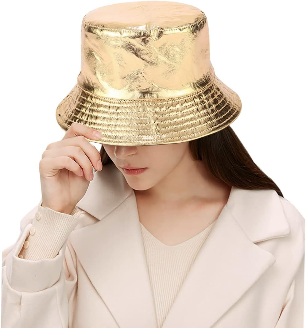Unisex Bucket Hat Beach Sun Hat Aesthetic Fishing Hat for Men Women Teens, Rever