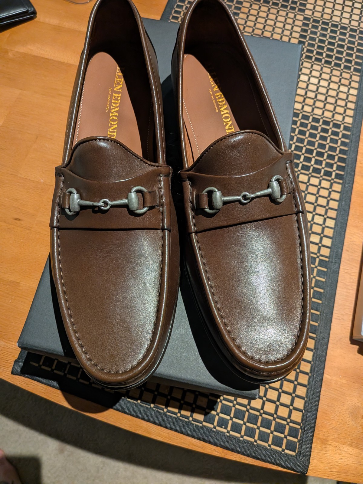 12D ALLEN EDMONDS VERONA II HORSEBIT LOAFER MADE IN ITALY