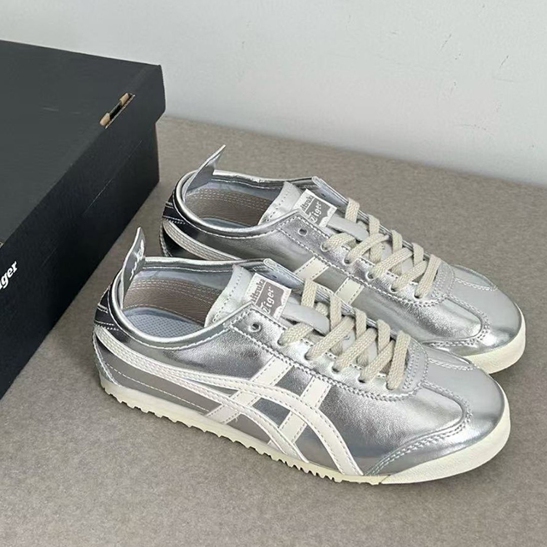 New Onitsuka Tiger MEXICO 66 Silver White THL7C2 9399 Sneaker Shoes 1183B566-021