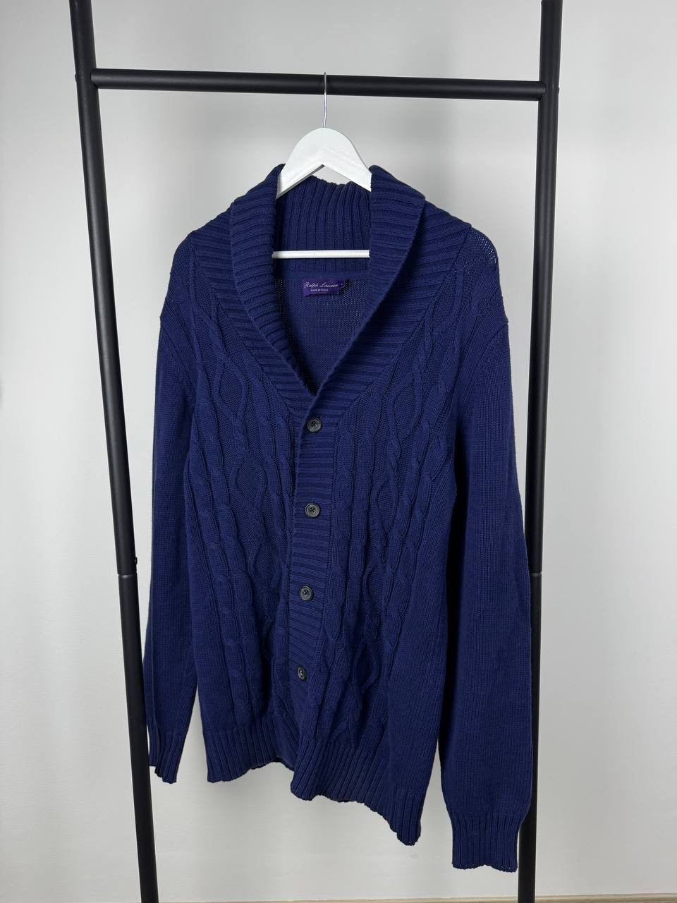 Ralph Lauren Purple Label Heavy Knit Cardigan size L