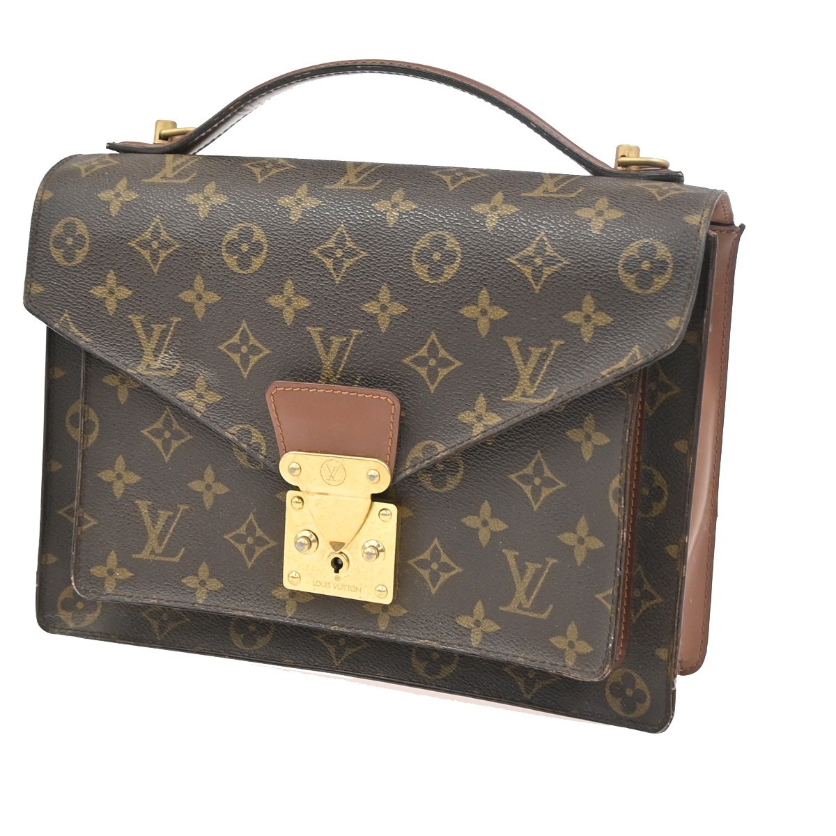 LOUIS VUITTON Monceau 28 2Way Shoulder Hand Bag Monogram Leather M51185 31PA170
