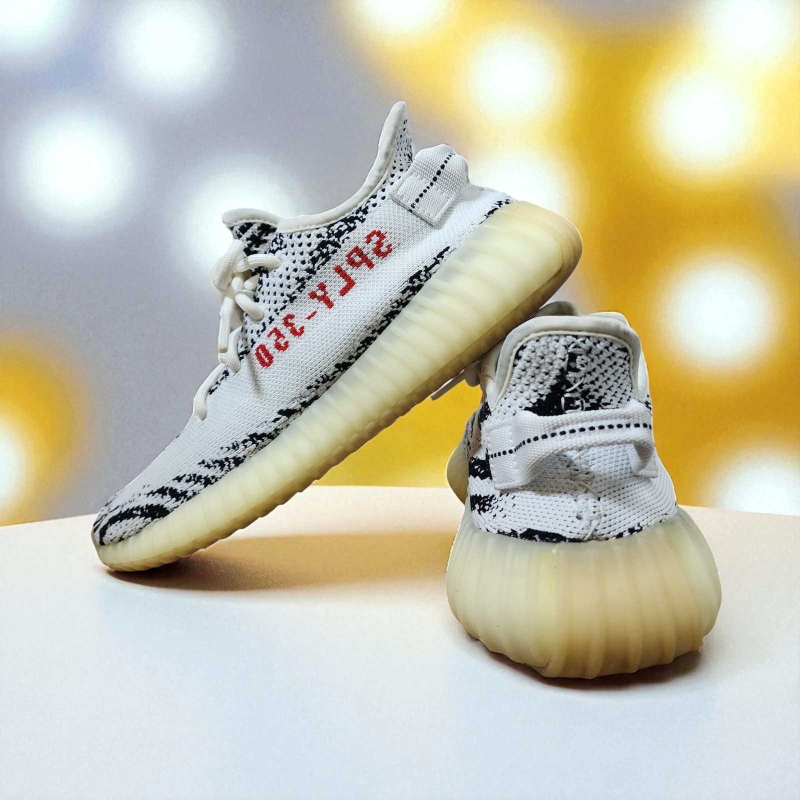 Adidas Yeezy Boost 350 V2 ‘Zebra’ Streetwear White Black Red CP9654 Men’s Size 6