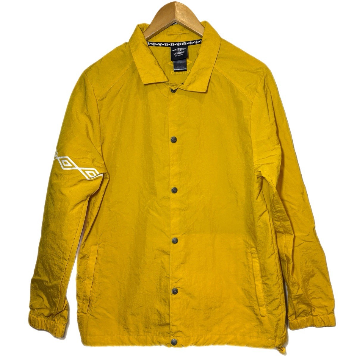 UMBRO PREMIER JACKET MENS M GOLDENROD Soccer Retail $90+MSRP Windbreaker