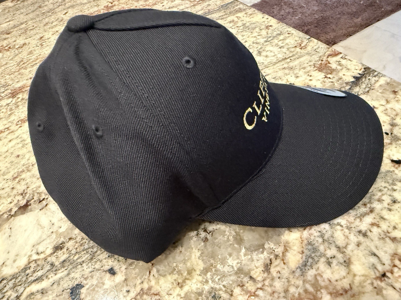 Cliff Lede Vineyards snapback Hat The Classics By Yupopng Acrylic/Wool Black