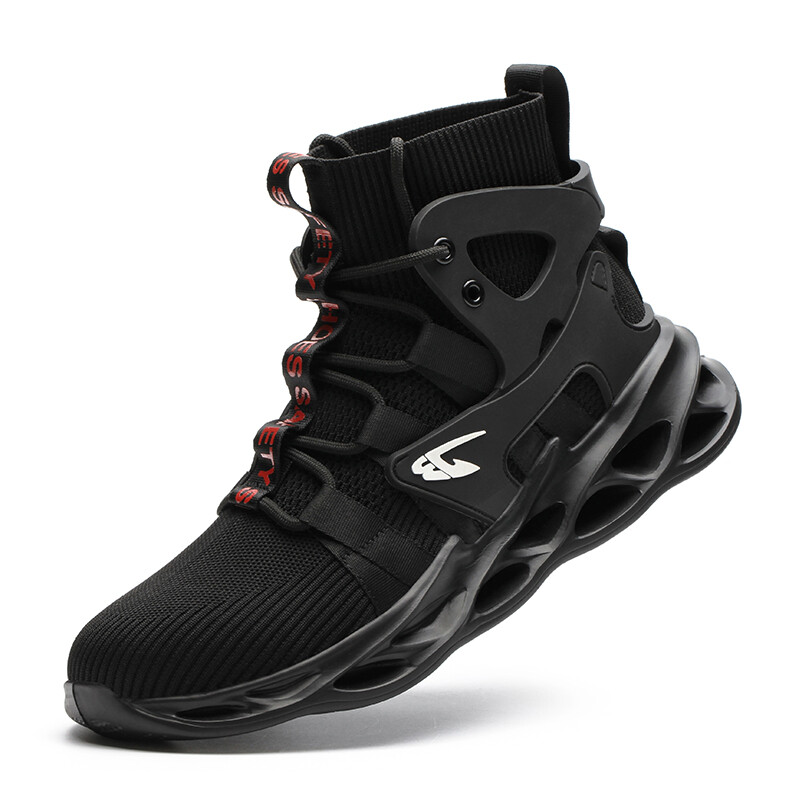 MENS WORK BOOTS STEEL TOE NON SLIP SAFETY SHOES SPORTS INDESTRUCTIBLE SNEAKERS