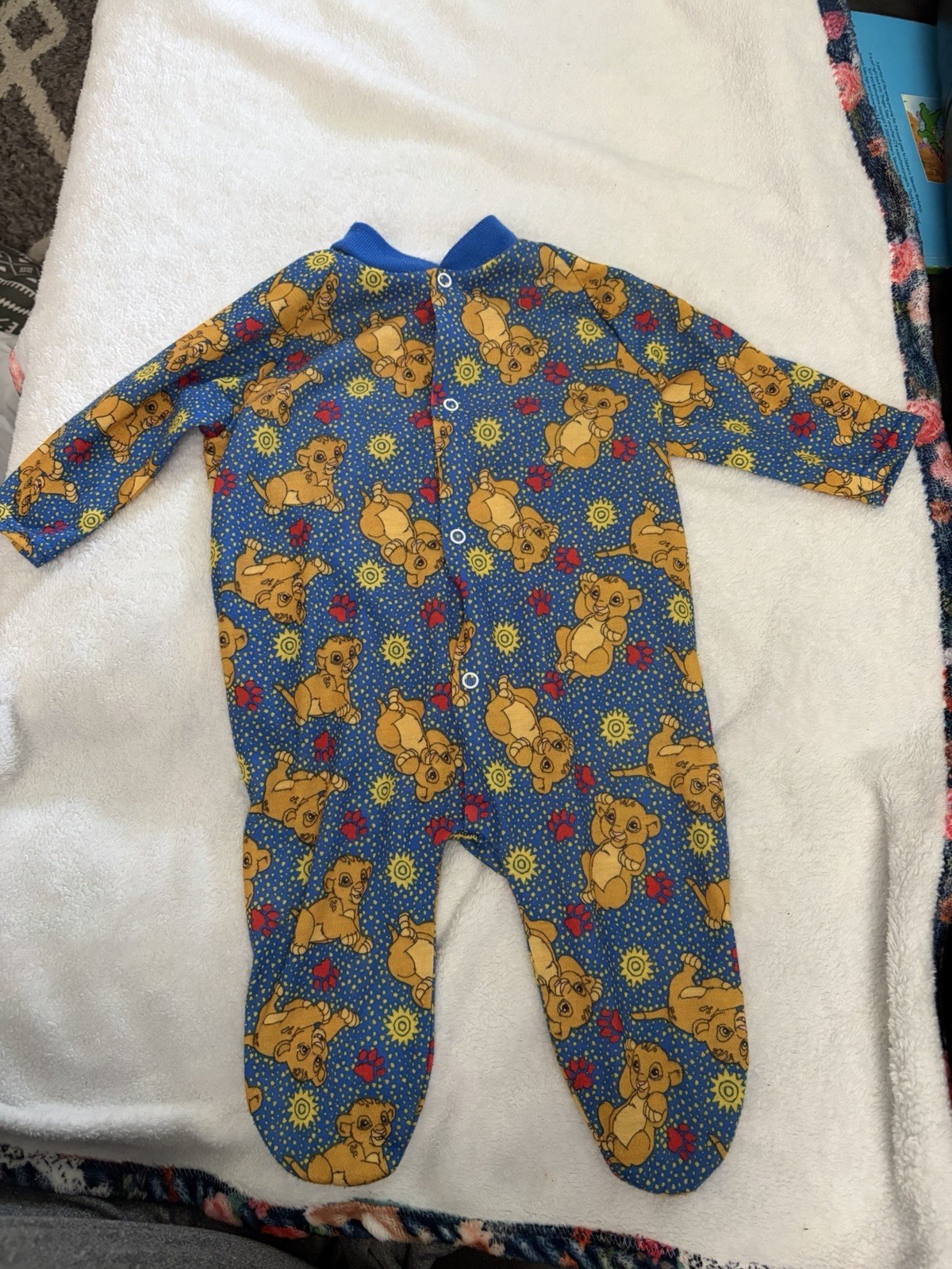 Vintage Lion King Footed Sleeper 6-9m