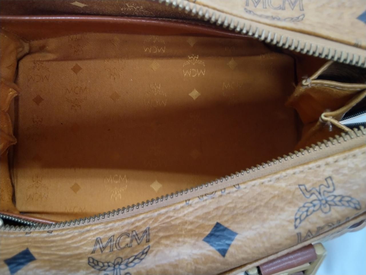 MCM Mini Boston Bag 10.6 inch