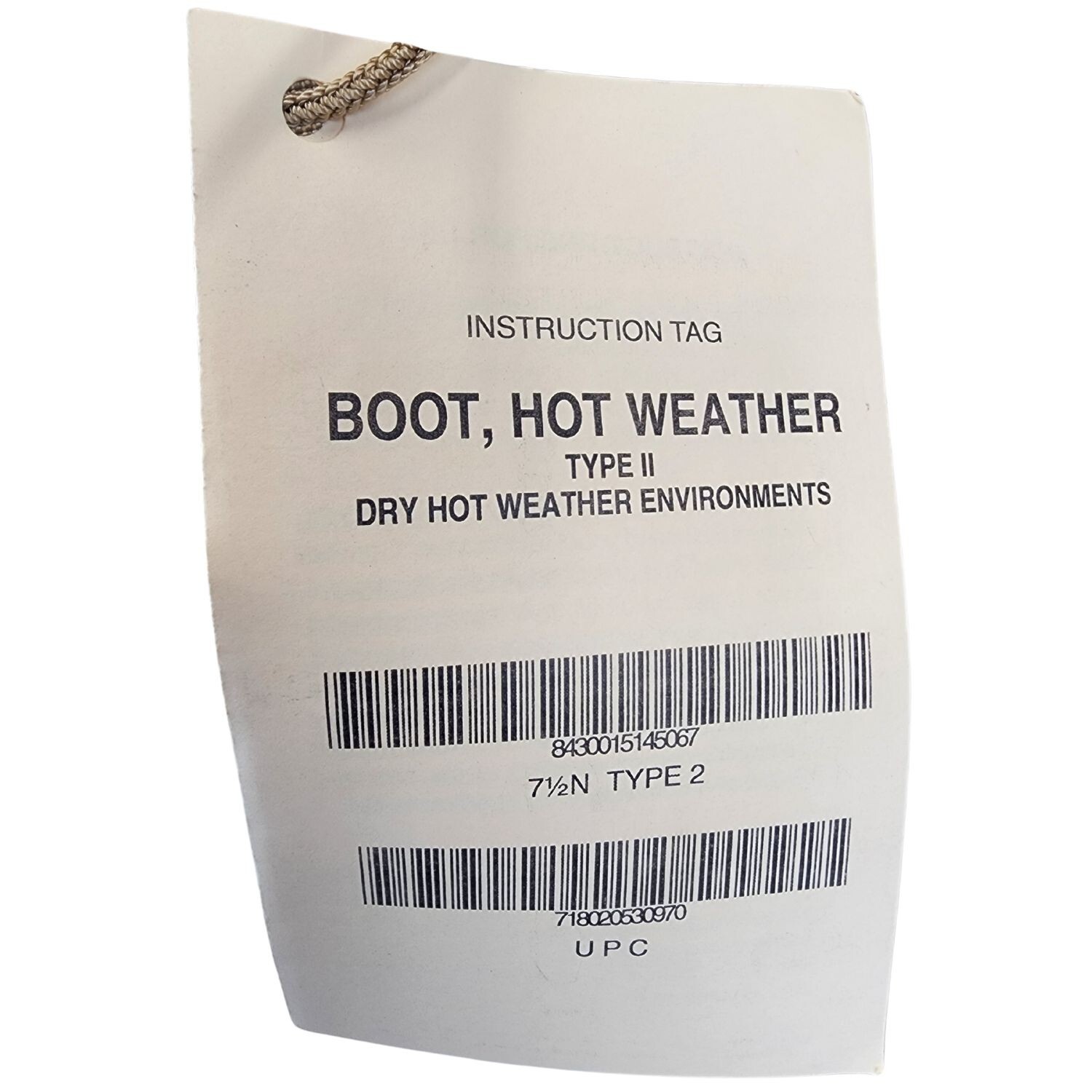 Tan Wellco Hot Weather Combat Boots – New *mocinc.1982*