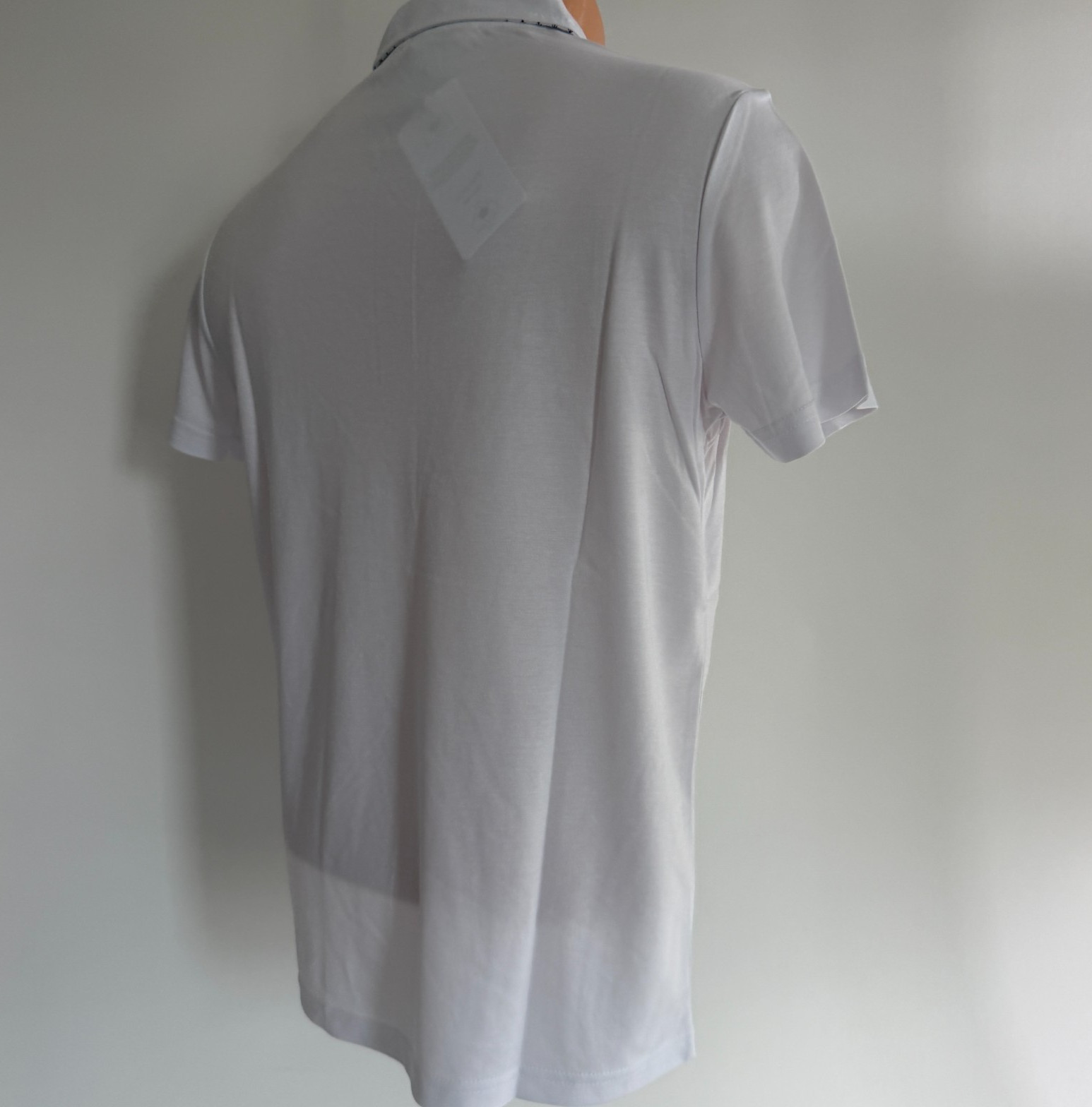 White by Nature Men’s 100% Cotton Short Sleeve Polo Shirt White Size XL NWT