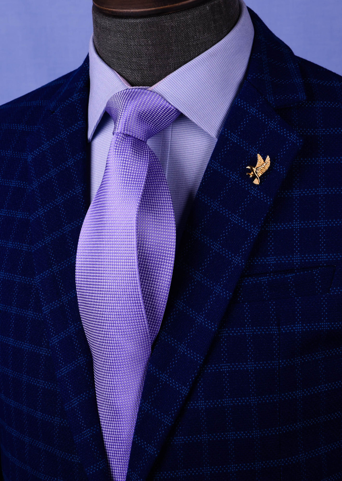 Soft Purple Snakeskin Patterned Classic Tie Mens 8cm Necktie Standard Regular GQ