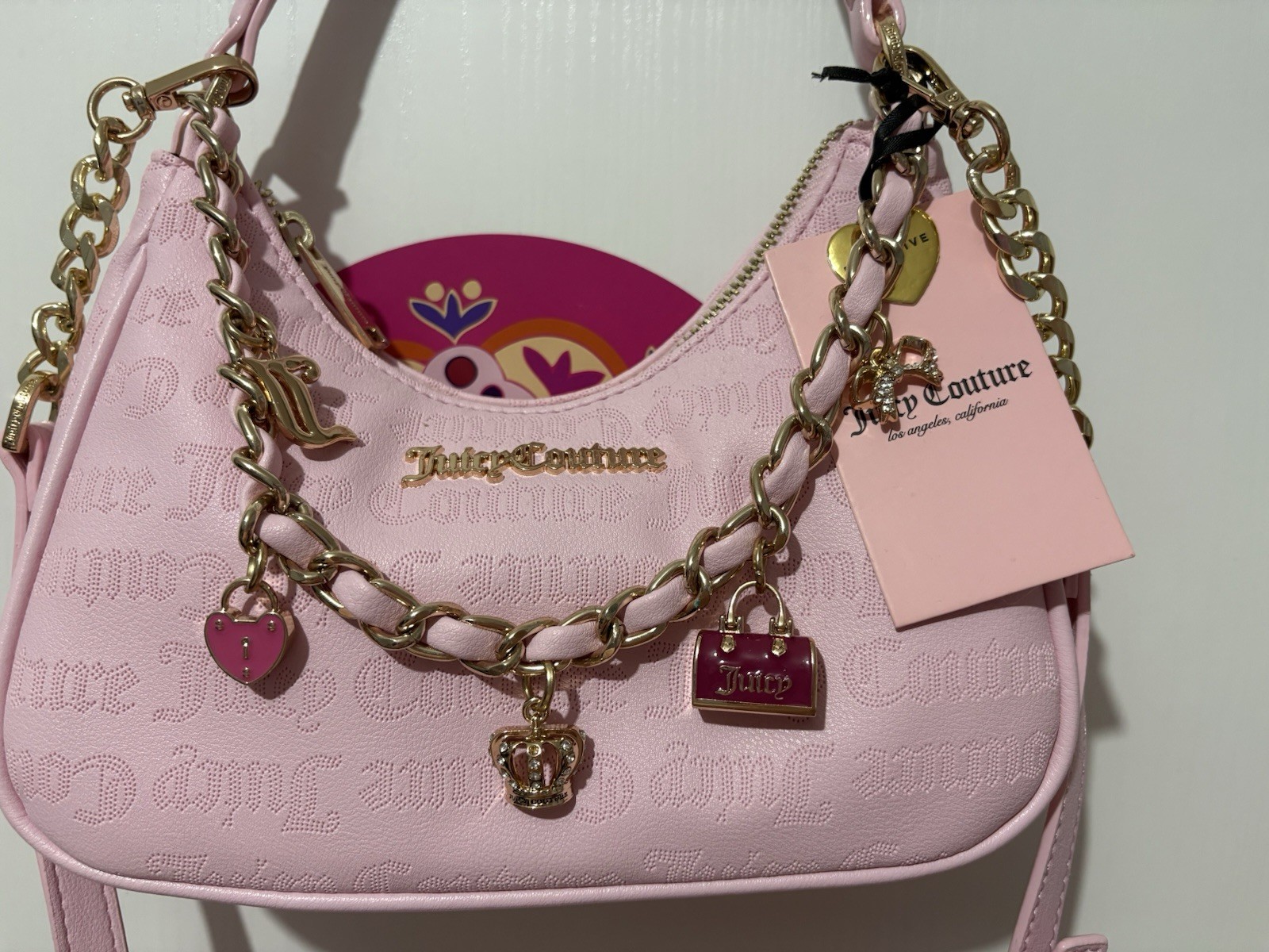 Juicy Couture Princess Charming Pink Handbag NWT