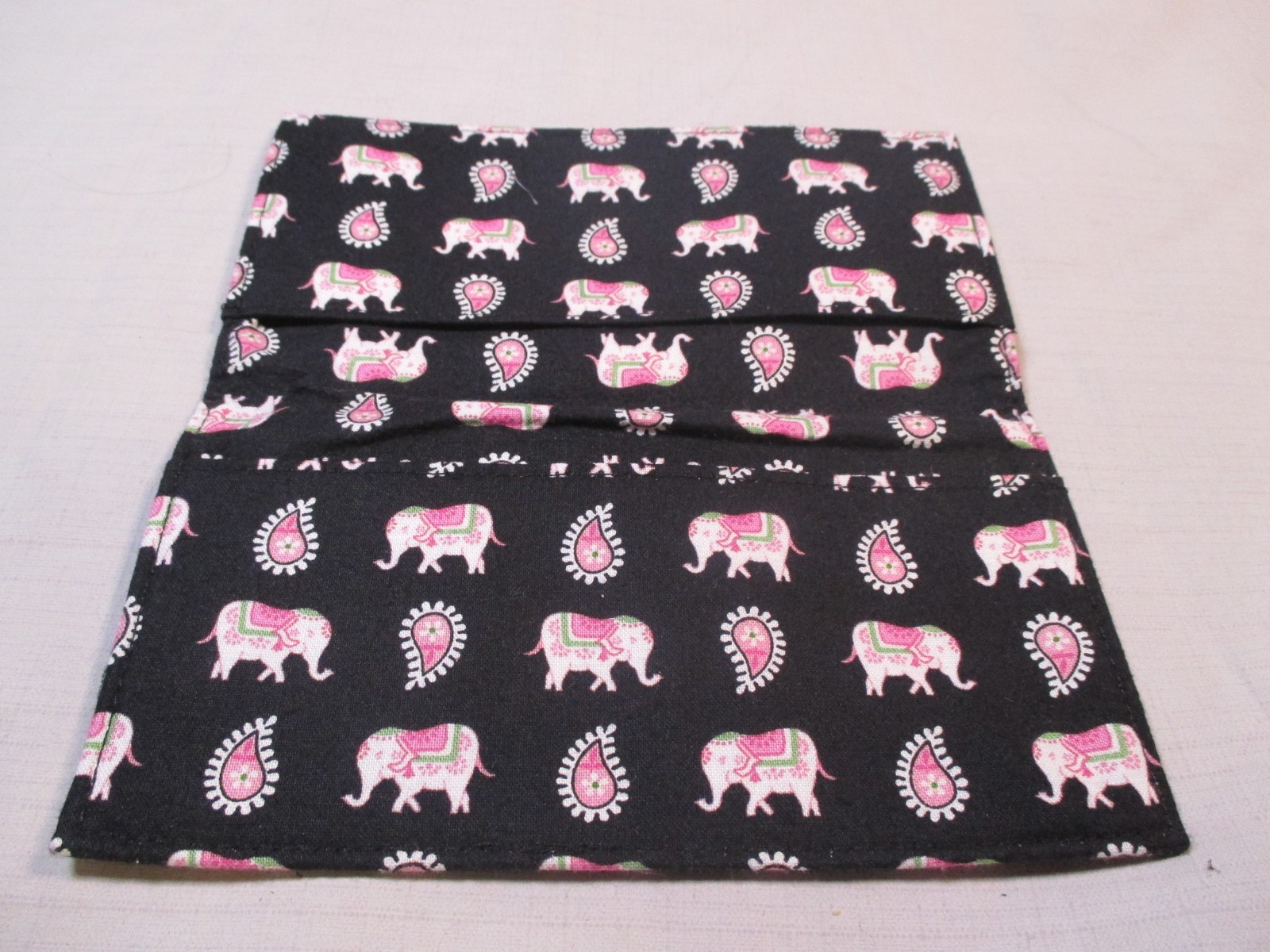 Vera Bradley Pink Elephants Checkbook Cover