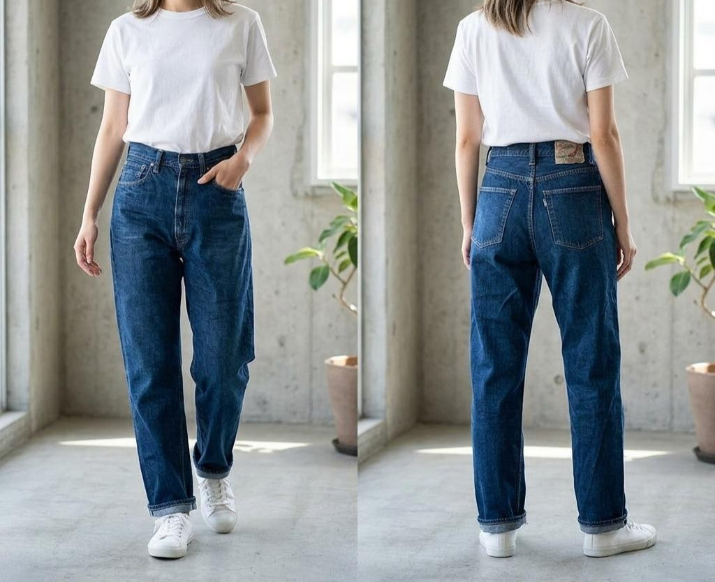 orSlow x BEAMS Selvedge Denim Pants High Waist EU XXS JP XS US XXS Japan