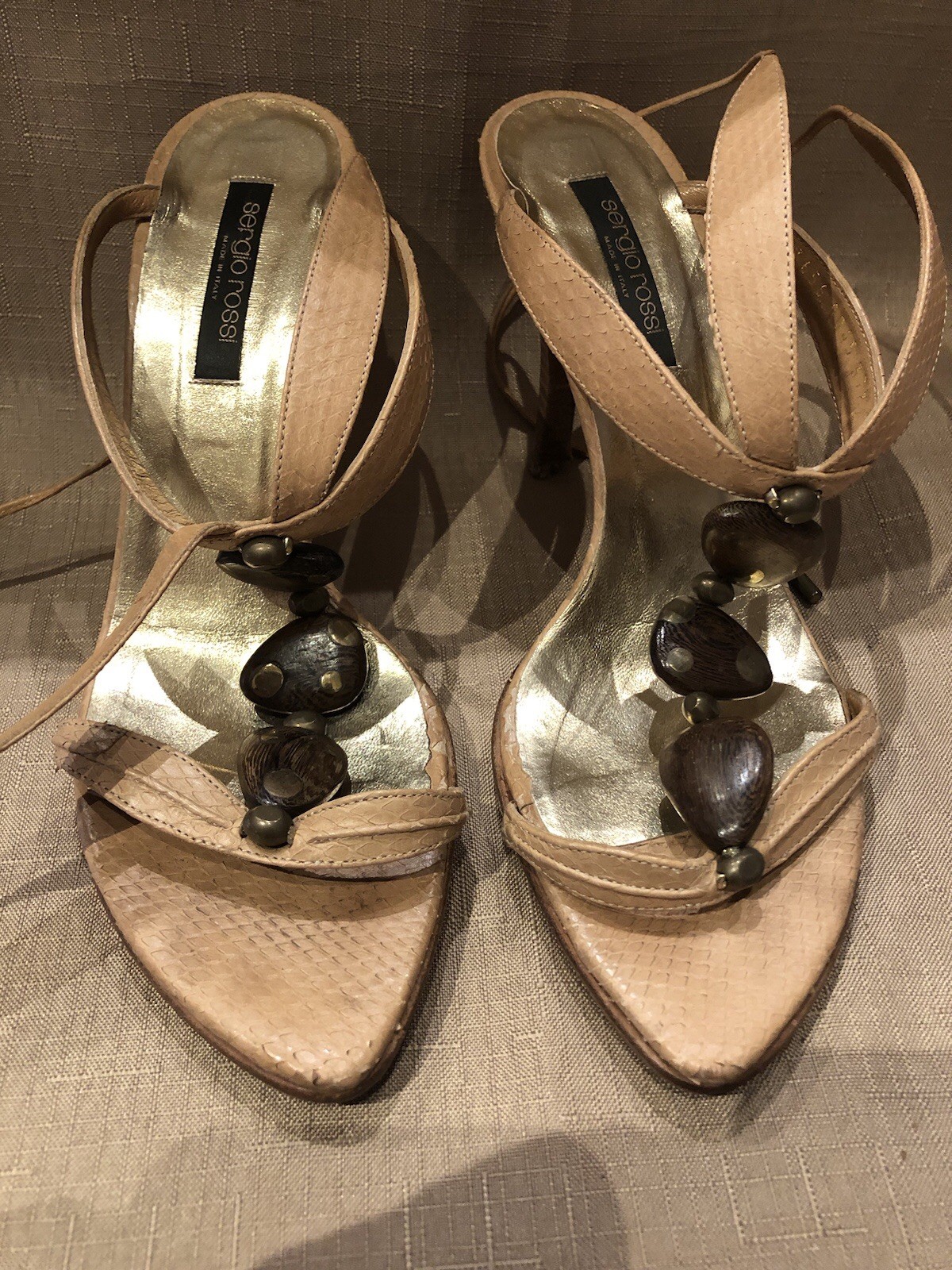 Authentic Vintage Sergio Rossi Heels 3 7 1/2