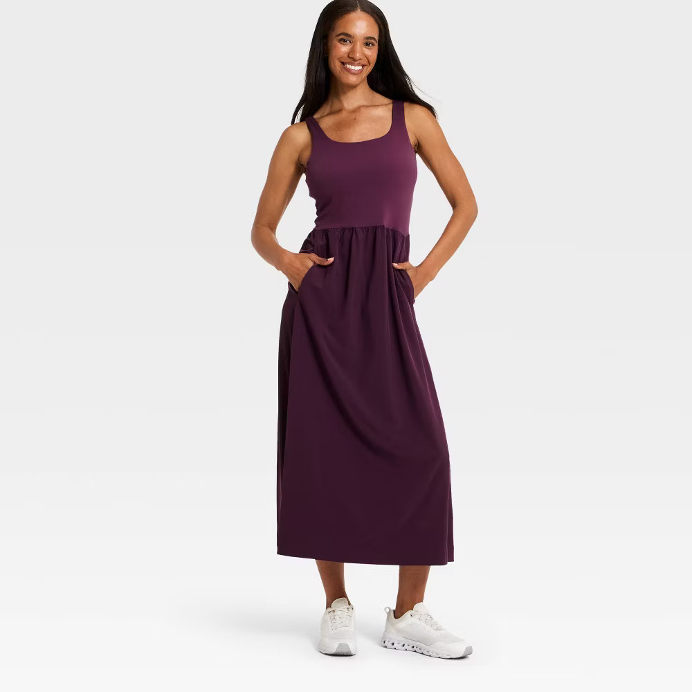 Women Woven Travel Dress – All In Motion