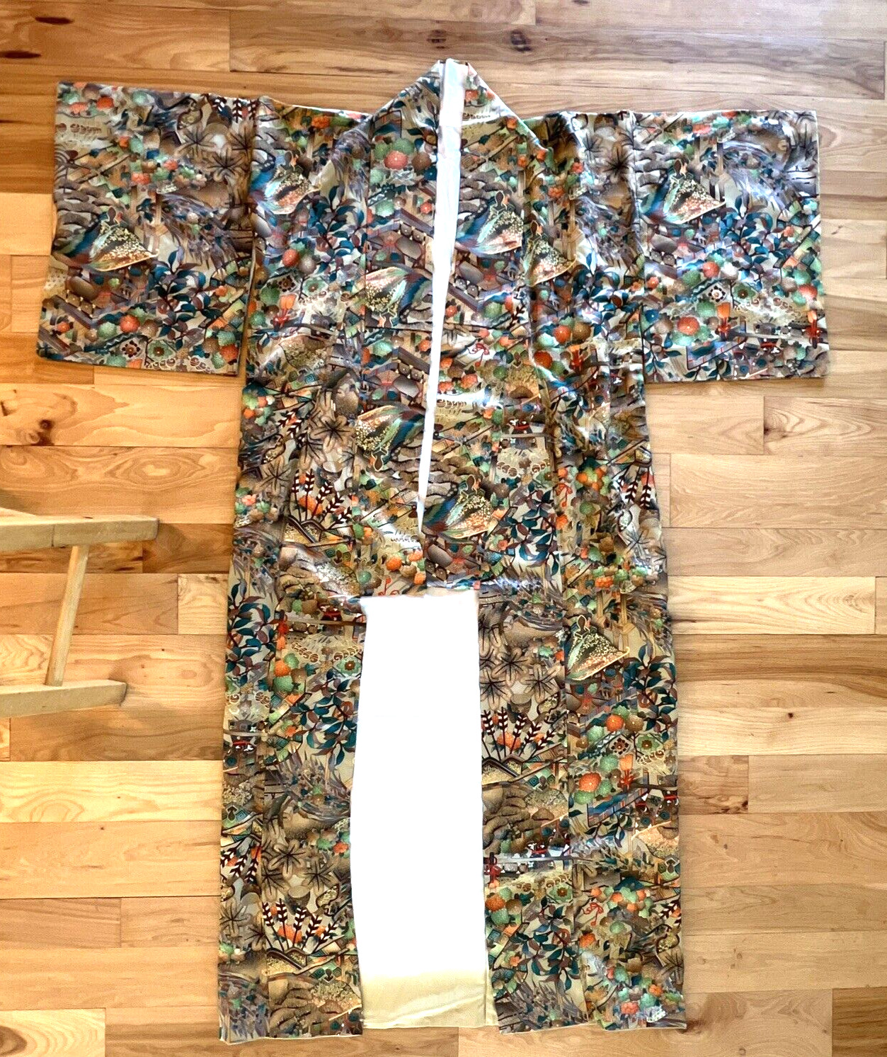 VTG ASIAN KIMONO OneofaKind Handmade Boho Free Hippie People VACAY Yoga FESTIVAL