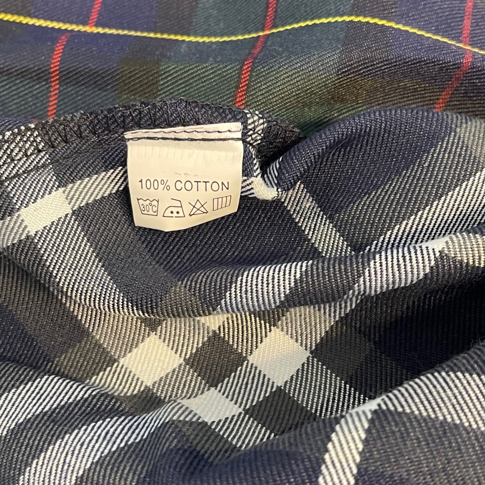 VERY RARE Patchwork Plaid Long Sleeve Button Down Shirt – Mens