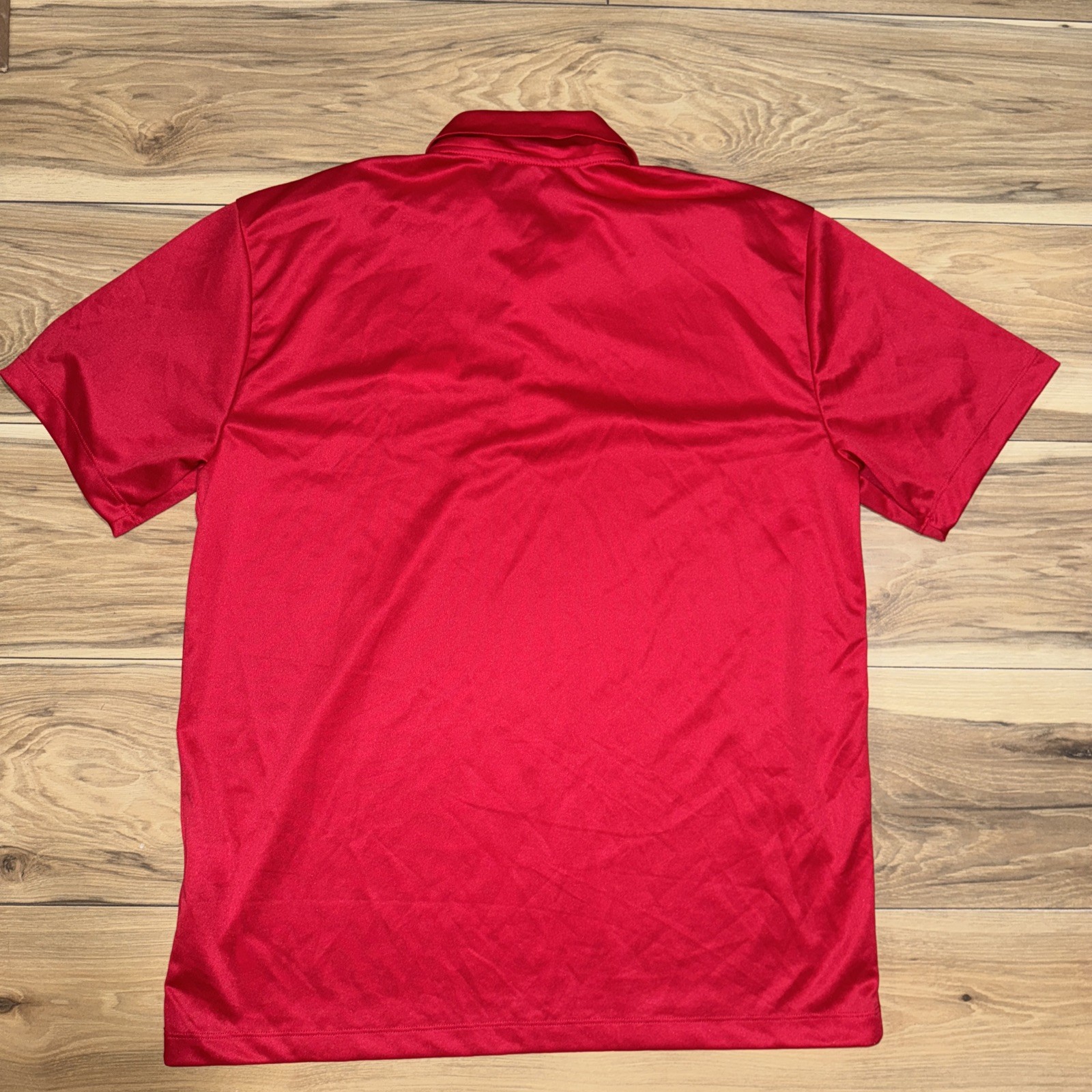 In N Out Burger Men’s Red Polo Shirt Restaurant Cotton Size XL Employee Official