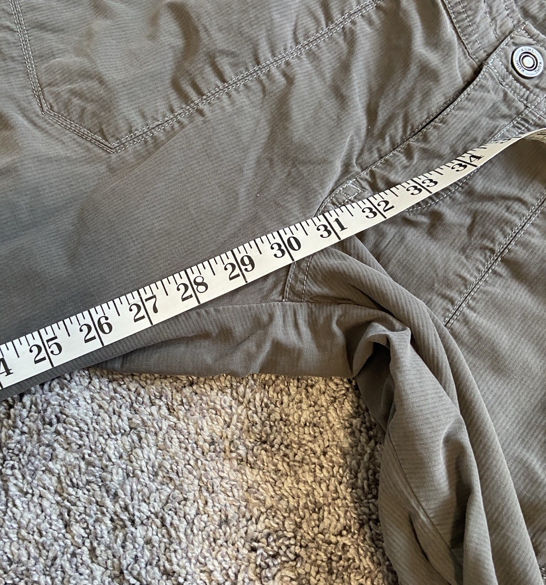 Kuhl Pants Women 6 Reg Cotton Nylon Gray Lightweight Outdoors