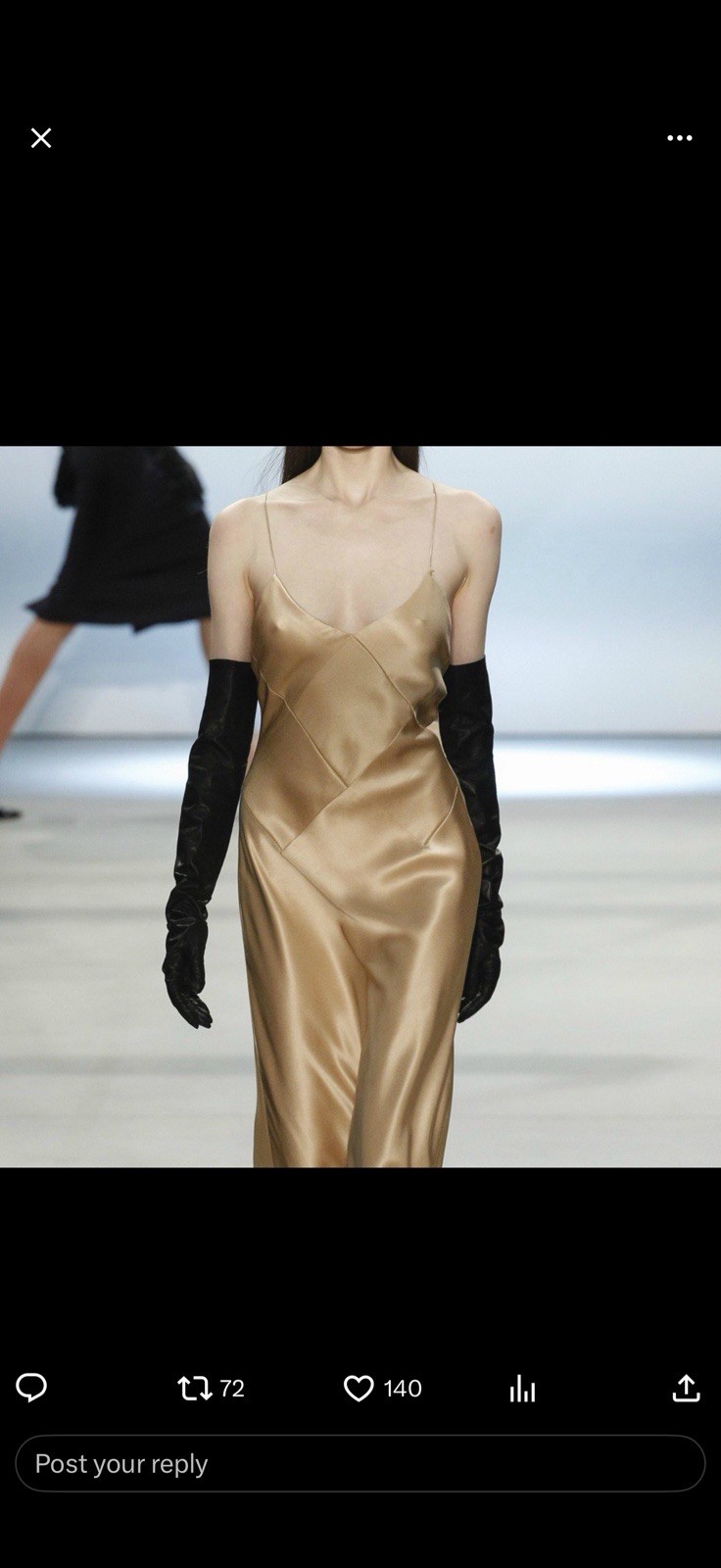 Cushnie et Ochs 100% Silk Beige V-Neck Slip Midi Dress Size 4 Small MSRP ~$1595