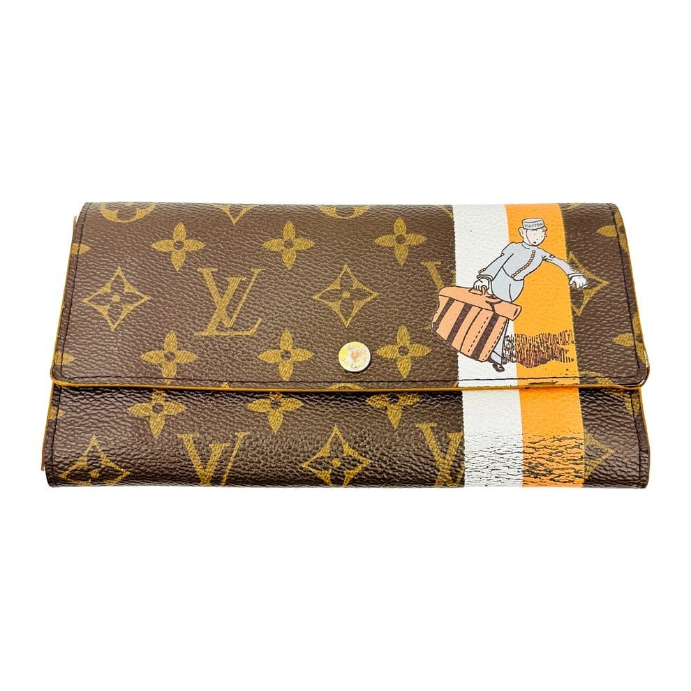 Louis Vuitton Groom Sarah Wallet Monogram Canvas Limited Edition Made in France