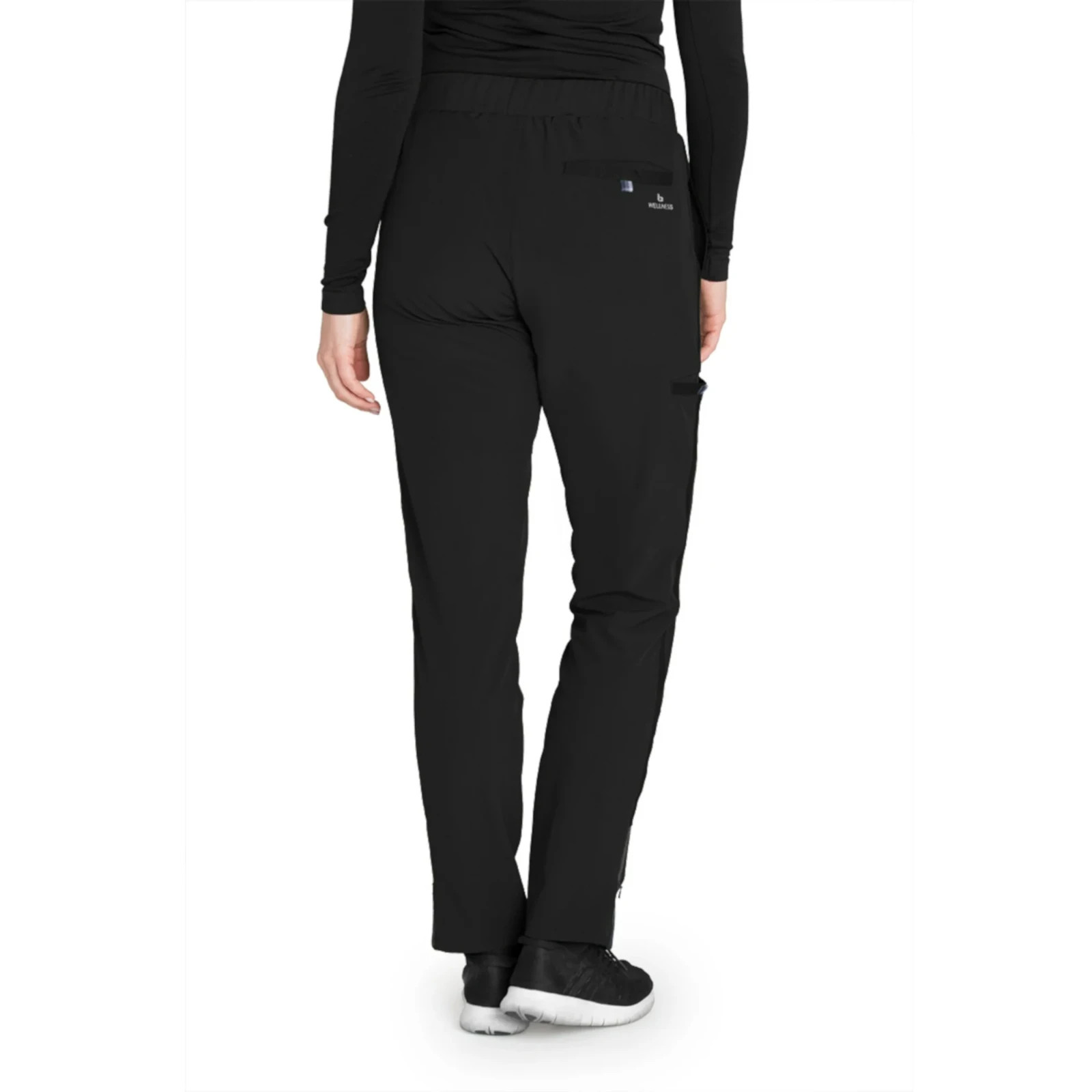 BARCO ONE WELLNESS CARGO SCRUB PANTS IN BLACK IN ALL SIZES STYLE # BWP505 NWT