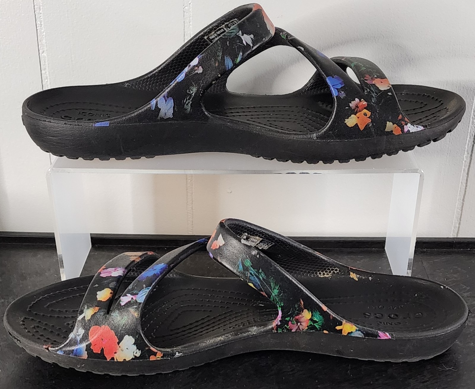 Crocs Kadee II Graphic Women’s Sandal Floral Size 8 Iconic Comfort