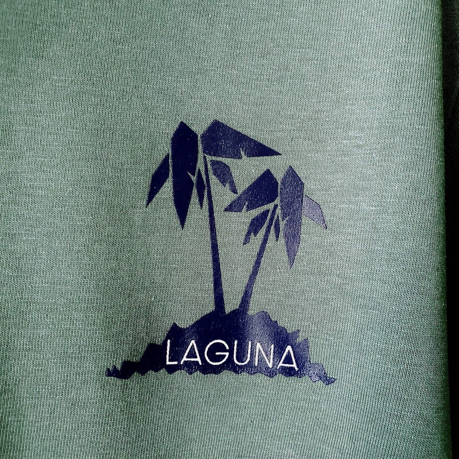 Men Laguna Gotta Have Graphic Print Tee Shirt Green L Surf Beach Classic NEW