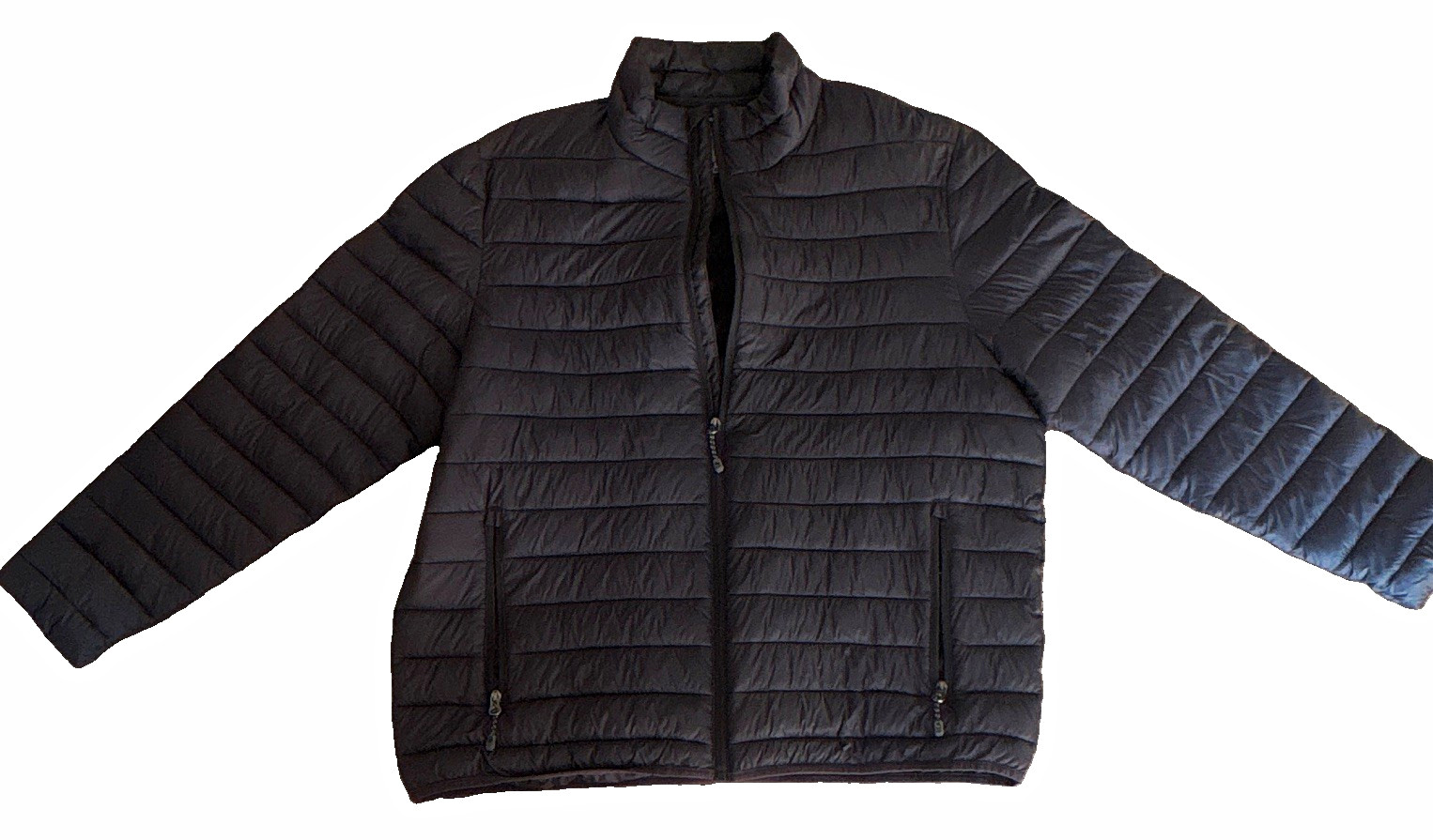 Swiss+Tech Men’s Black Lightweight Puffer Jacket XL (46-48) Full Zip