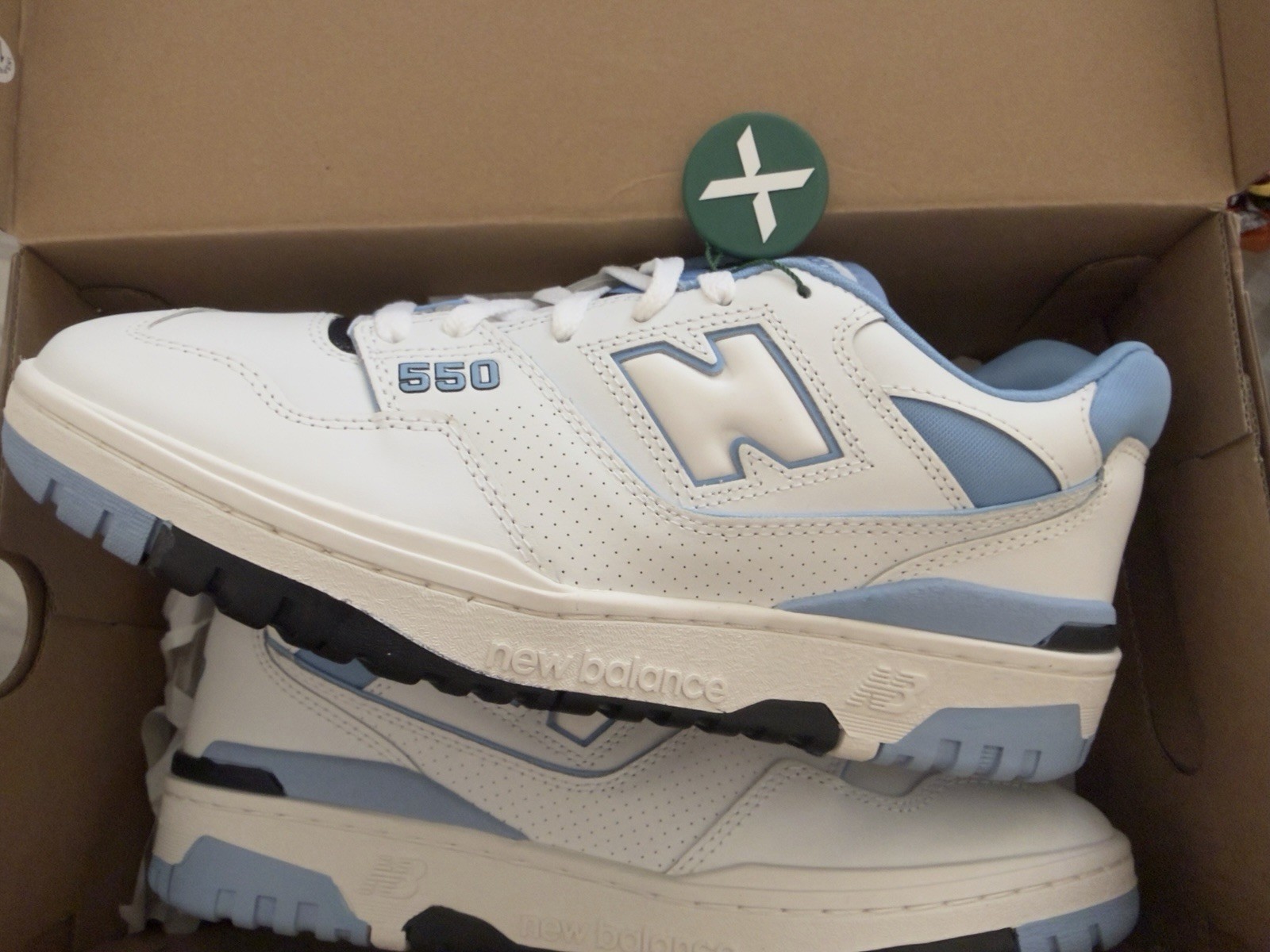 Size 10 – New Balance 550 UNC Team Carolina Blue BRAND NEW