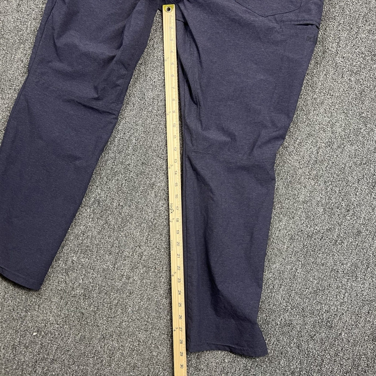 Kuhl Resistor Chino Pants 36×30 Blue Grey Technical Stretch Gorpcore Hiking 5261