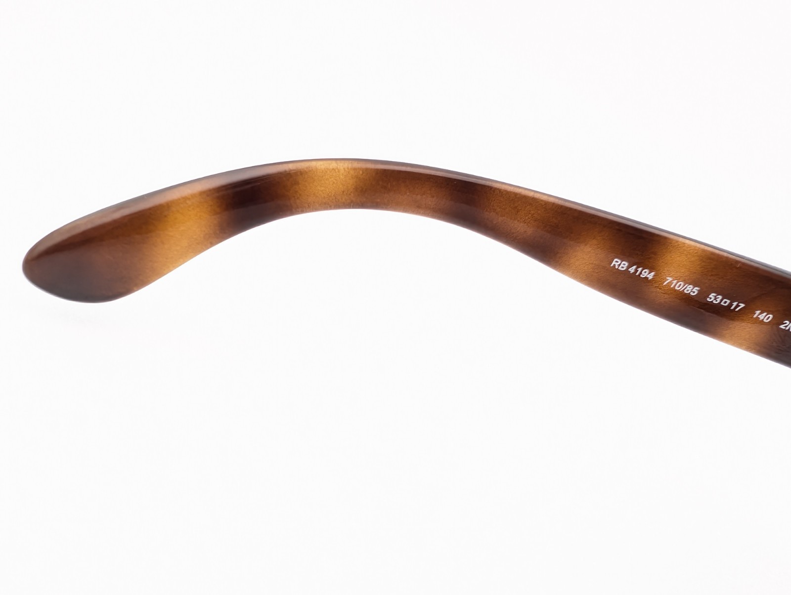 Ray-Ban Sunglasses, RB 4194 710/85 2N Polished Light Havana, 53-17-140, Plastic