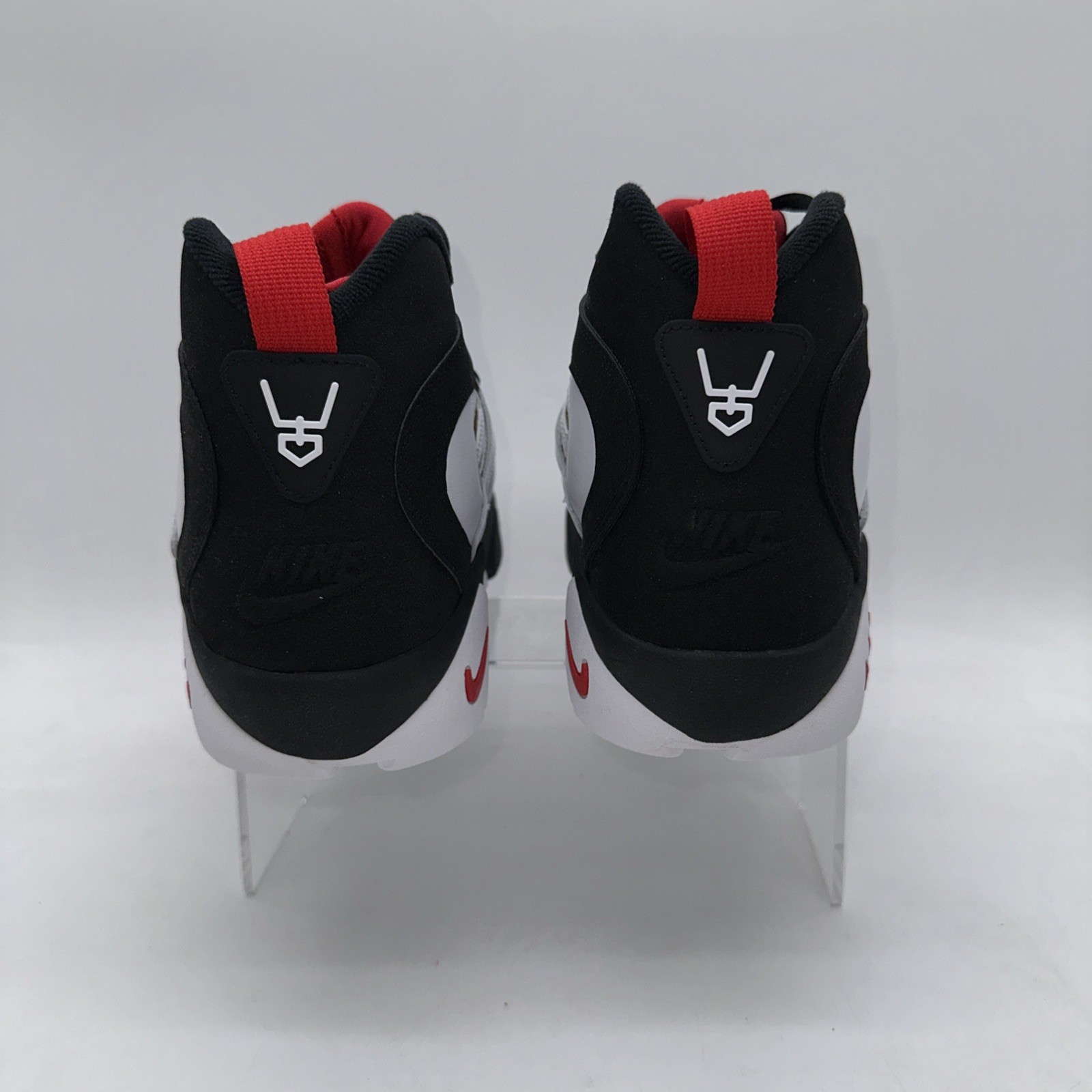 Nike Men’s Size 11.5 Air Diamond Turf II (II7080 001) Black/White Basketball