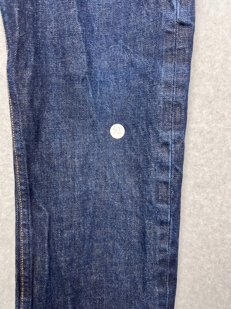 Gustin Raw Selvedge Denim Jeans 34 Straight California Button Fly USA Indigo EUC