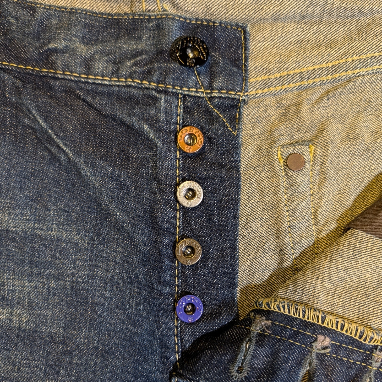 VTG PRPS Japan P45 Selvedge Jeans Men’s 38×34(39×35) Zimbabwe Cotton Relaxed Fit