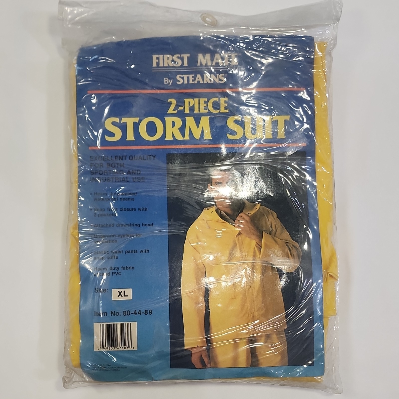 Vintage First Mate by Stearns 2-Piece Storm Suit – Size XL (New in Package)