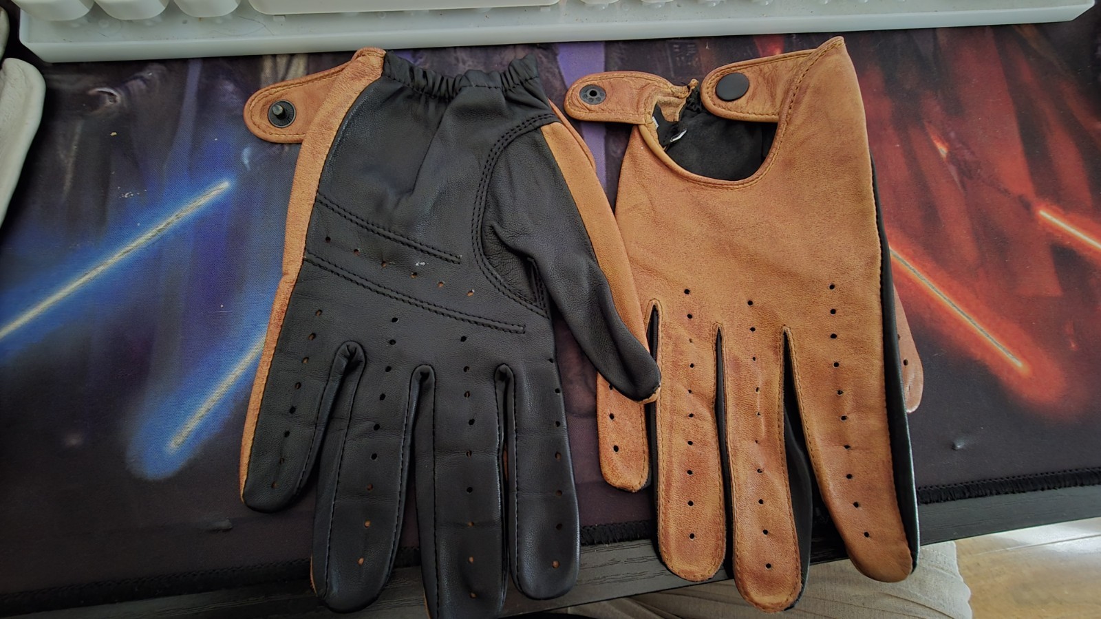 Leather Gloves 🧤 NEW thin Nappa Lambskin 🔥 thin driving gloves Police gloves