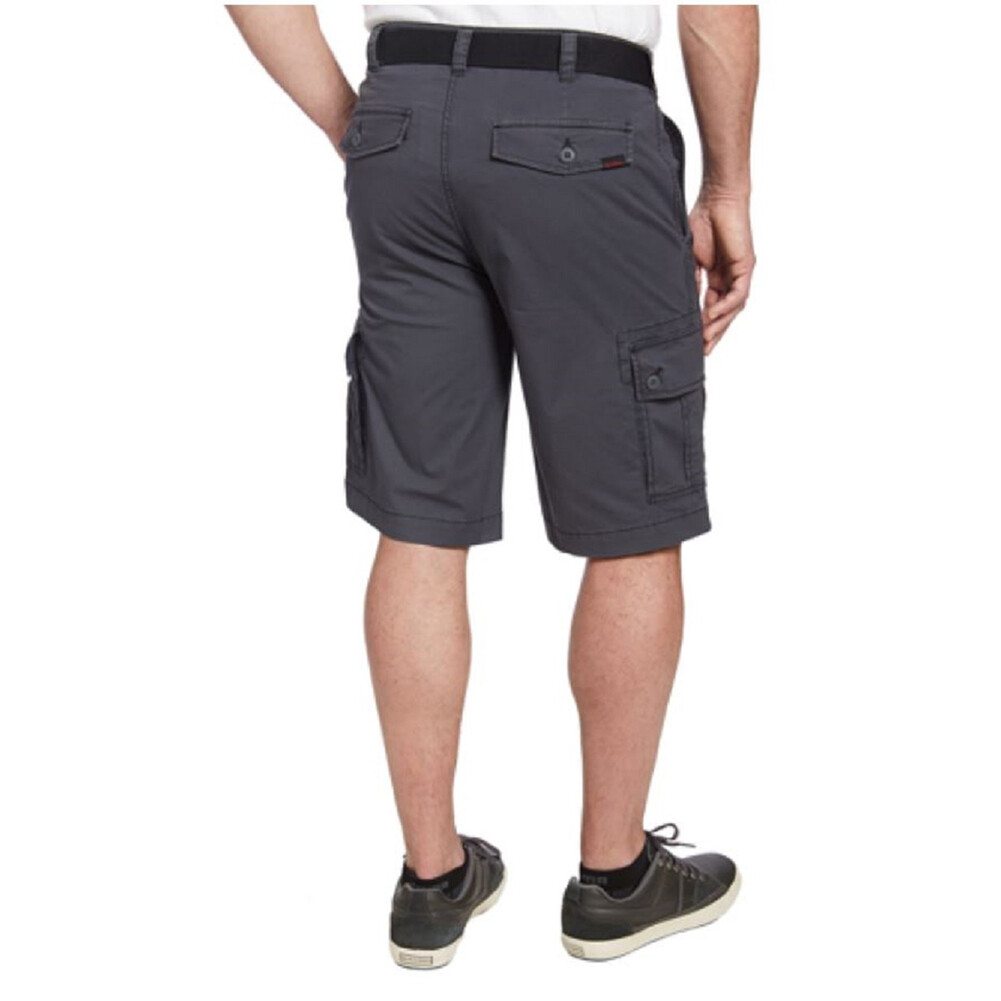 Men’s Cotton Cargo Shorts Multiple Pockets Belt Casual Lose Fit
