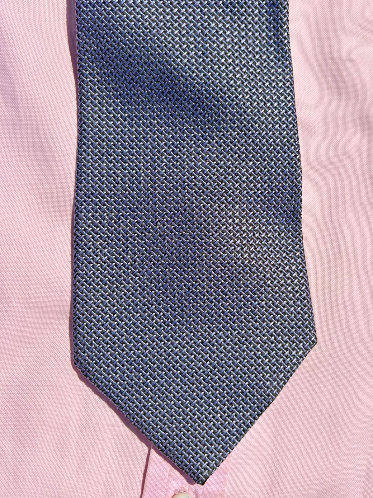 Ralph Lauren Purple Label Woven Violet-Blue Silk Necktie – England – $235.00