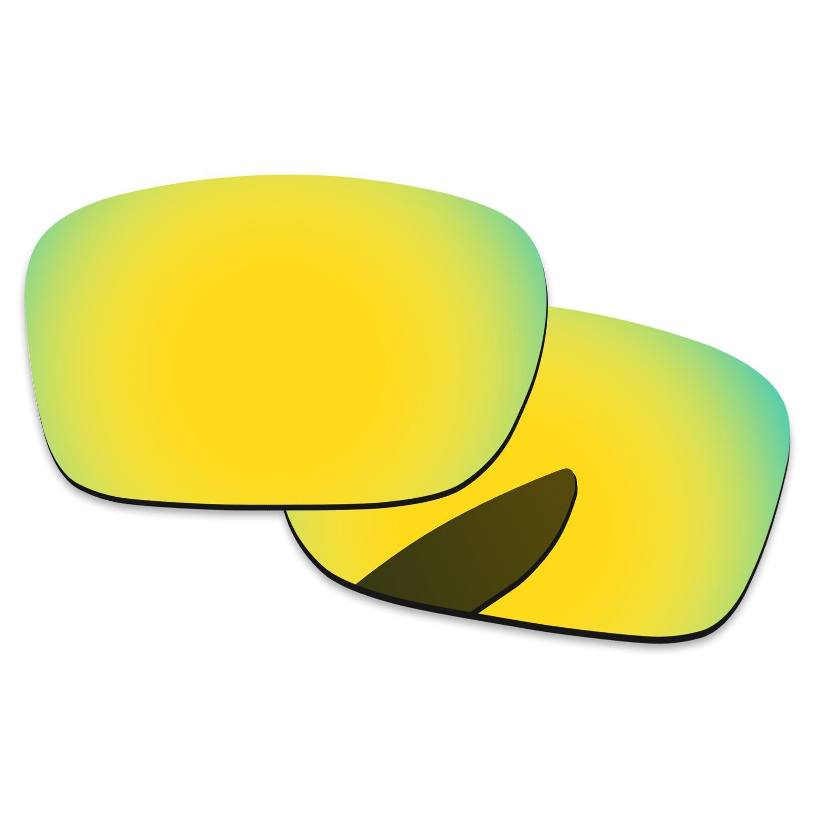 24K Golden Mirror Polycarbonate Replacement Lenses for-Oakley Holbrook OO9102