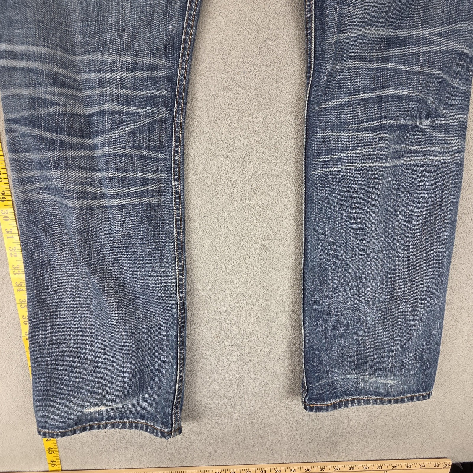 Vintage Levis Engineered Jeans Mens 34×34 Blue Honeycomb Whiskers Zip Fly