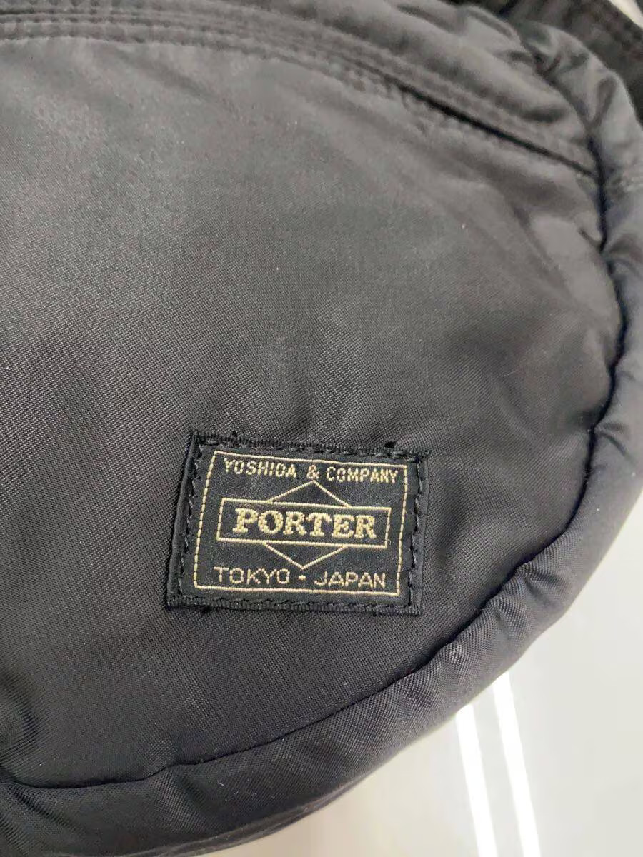 PORTER Half Moon Tanker Shoulder Bag Nylon BLK
