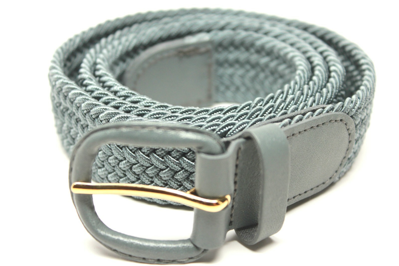 Men’s Braided Elastic Stretch Belts – 1.25 Width Brand New Without Tag