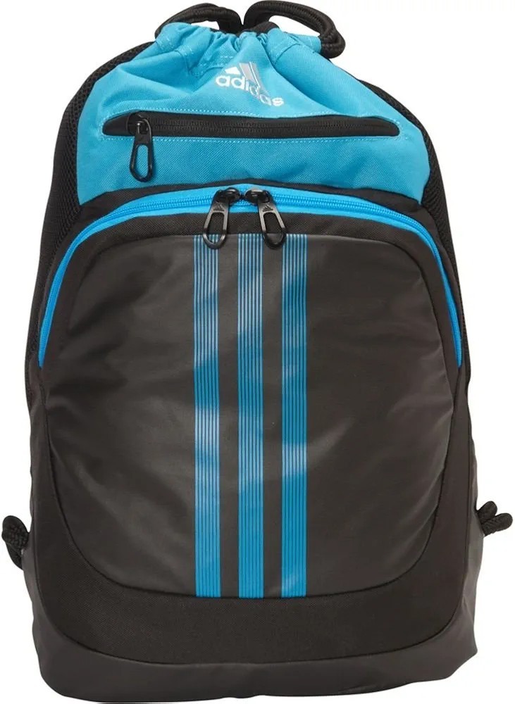 Adidas Ultimate Menace Sackpack Black/Solar Blue, New with Tags