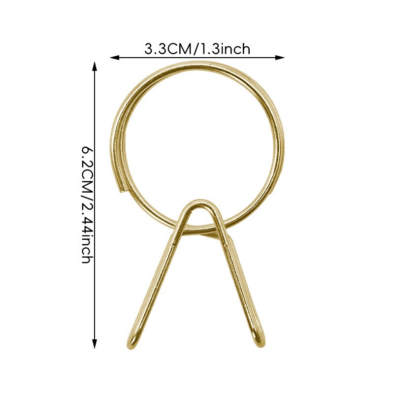 Portable Hangable Durable Key-Organizing Sturdy Carry-Convenient Pocket Key Clip