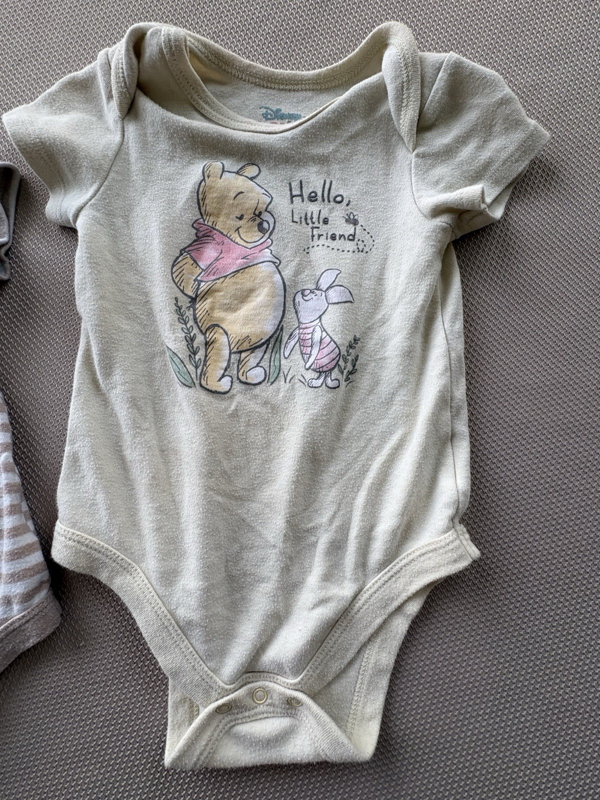 Disney Baby 12M Bodysuit Bundle Bambi Winnie The Pooh Piglet Cute Infant Set