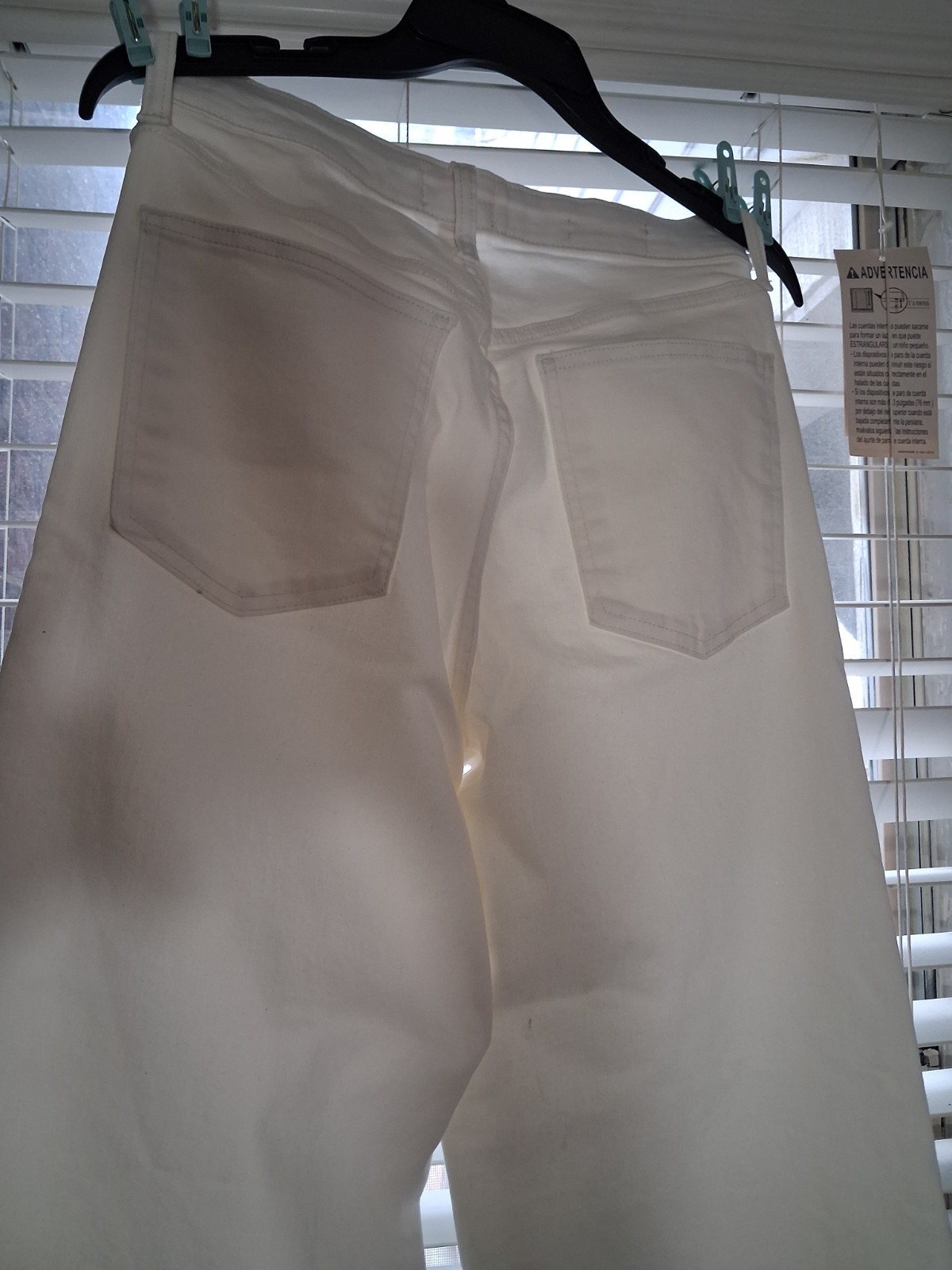 Universal Thread White Denim Wide-Leg Jeans High Rise Stretch 5-Pocket Sz 10
