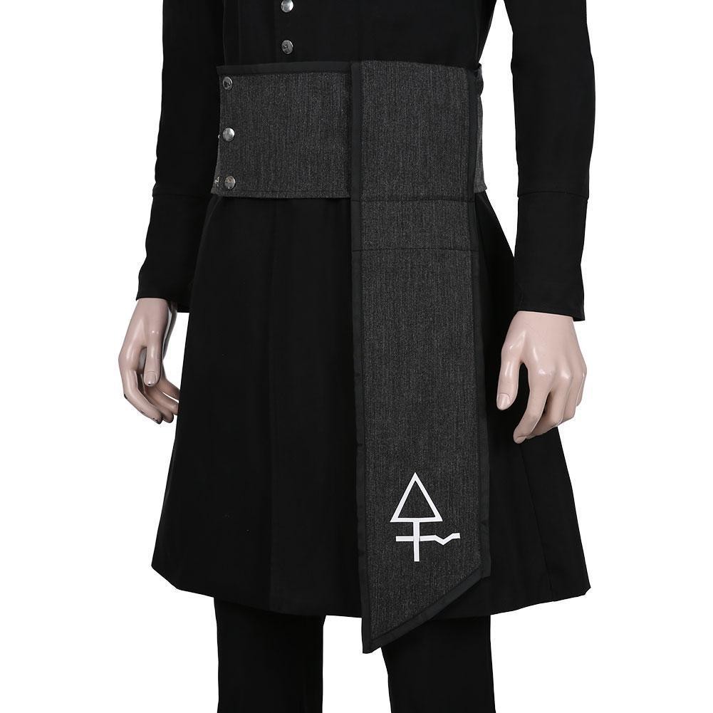 Ghost B.C. Nameless Ghoul Cosplay Costume Unisex Swedish Band Ghost Long Jacket