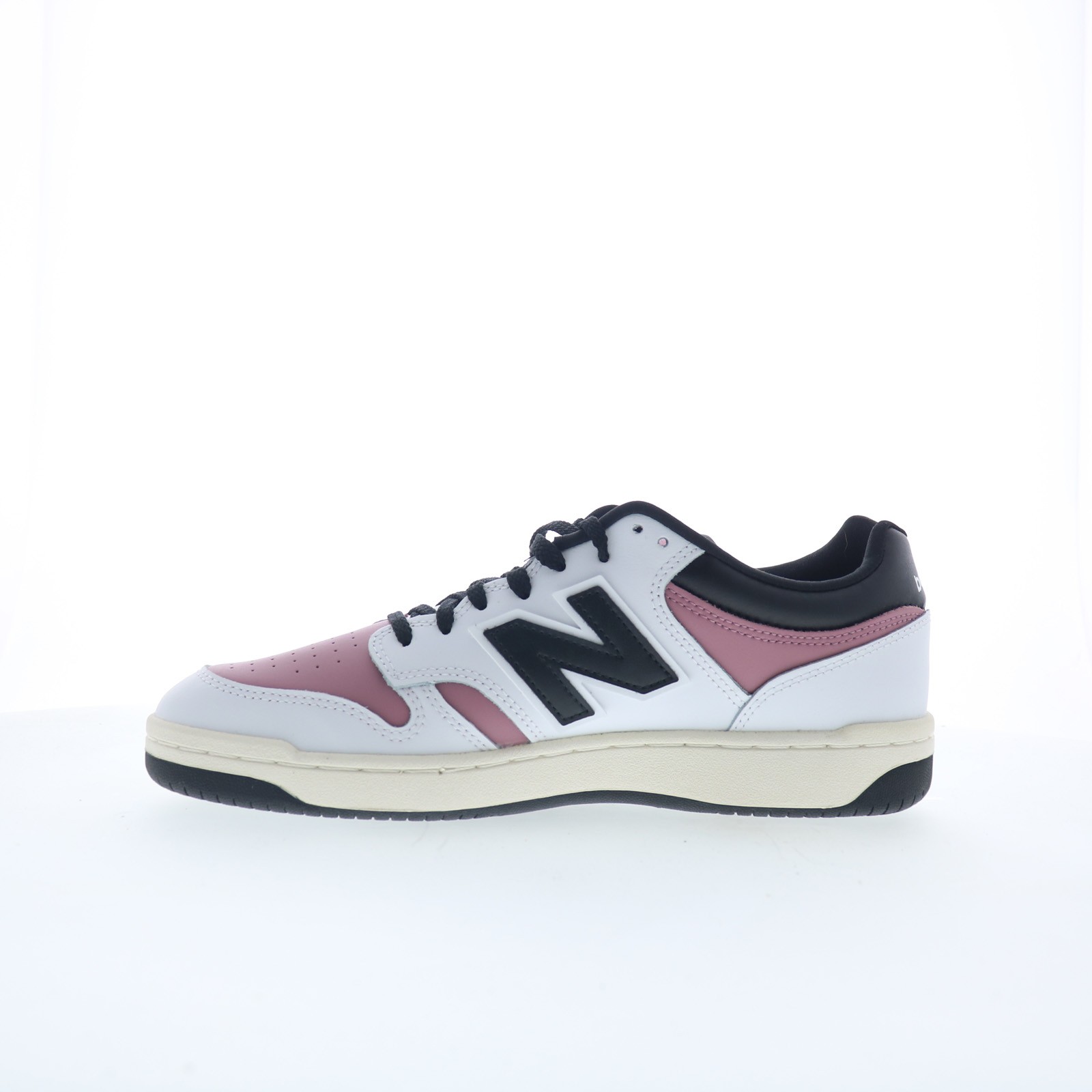 New Balance 480 BB480LTE Mens White Leather Lifestyle Sneakers Shoes