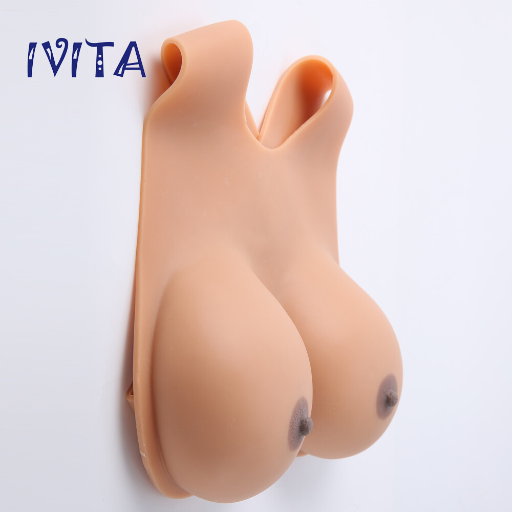 EE Cup Lifelike Soft Silicone Breast Forms Transgender Crossdresser Fake Boobs